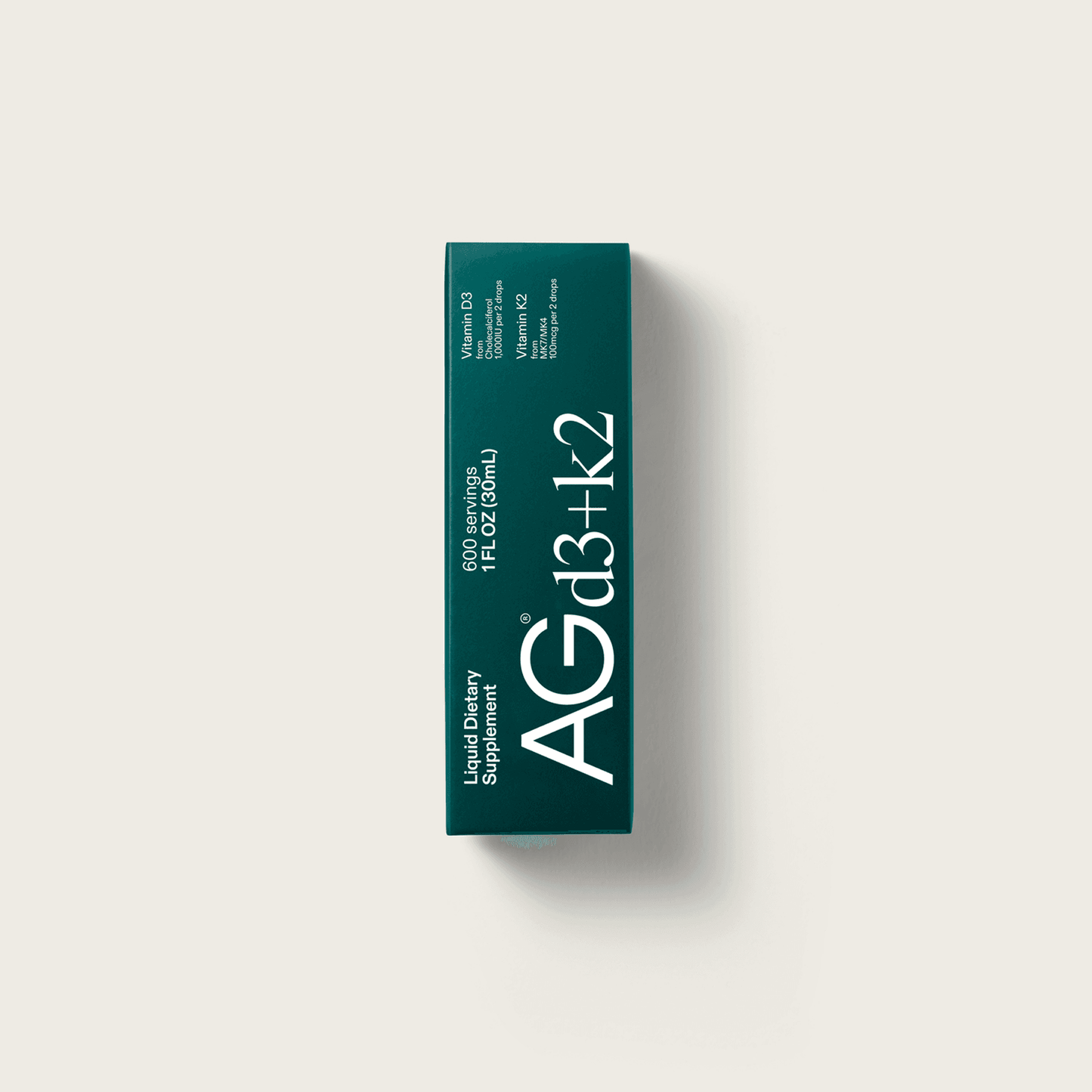 AG1： Vitamin D3+K2